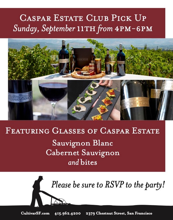 Caspar Pick Up Party at Cultivar SF